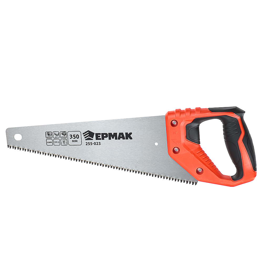 ЕРМАК Ножовка по дереву "Средний зуб 3D" 350мм, арт.№ 255-023