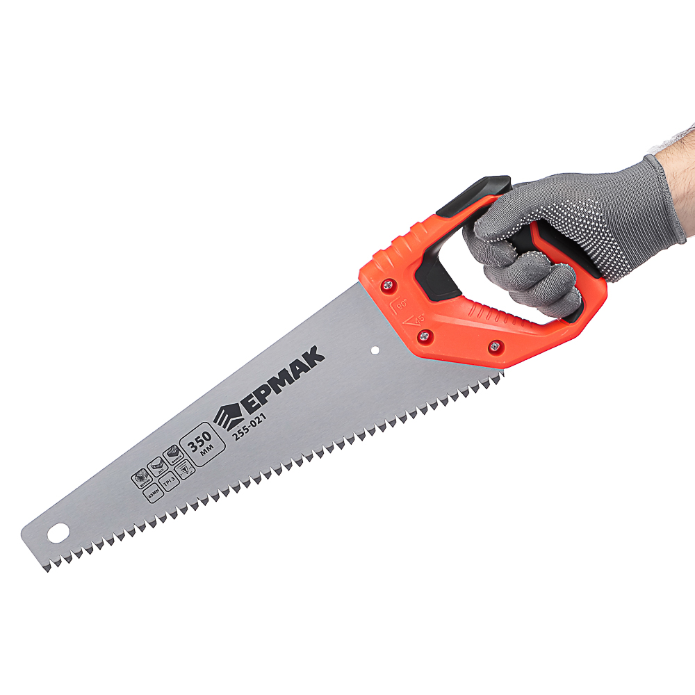 ЕРМАК Ножовка по дереву MAXI 3D 350мм, арт.№ 255-021