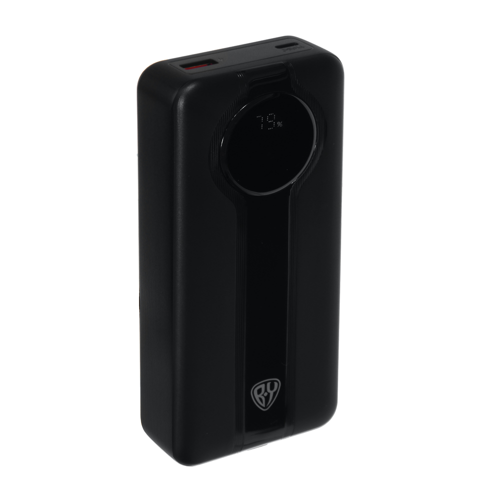 Аккумулятор мобильный BY Bolt20 20000мАч, встроен. кабели Type-C, iP, 20W, 3A, пластик, черный, арт.№ 031-182