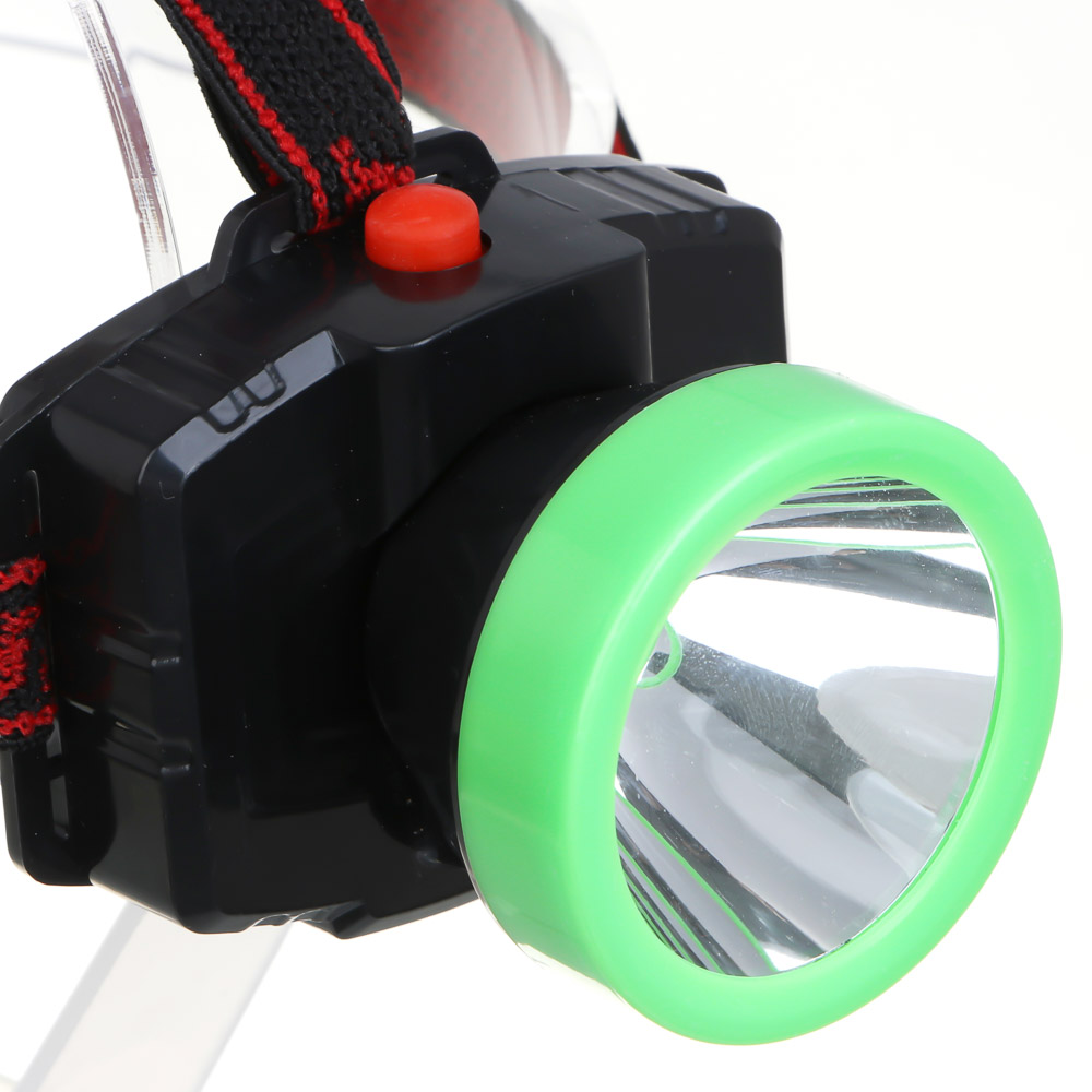 Фонарь налобный тм РОКОТ, 1 LED, 1 режим, 3хАА, 78х68х64 мм, арт.№ 221-036