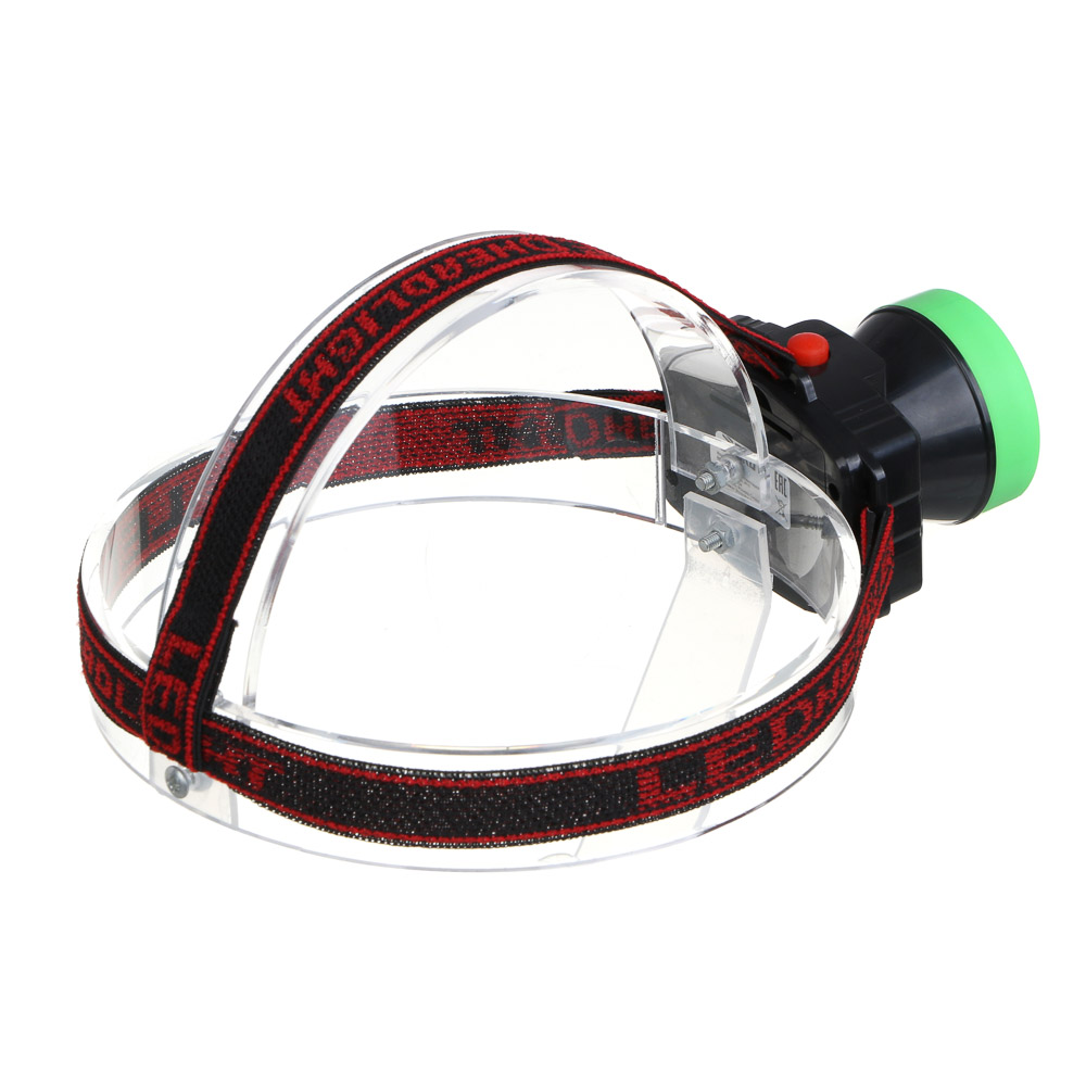 Фонарь налобный тм РОКОТ, 1 LED, 1 режим, 3хАА, 78х68х64 мм, арт.№ 221-036