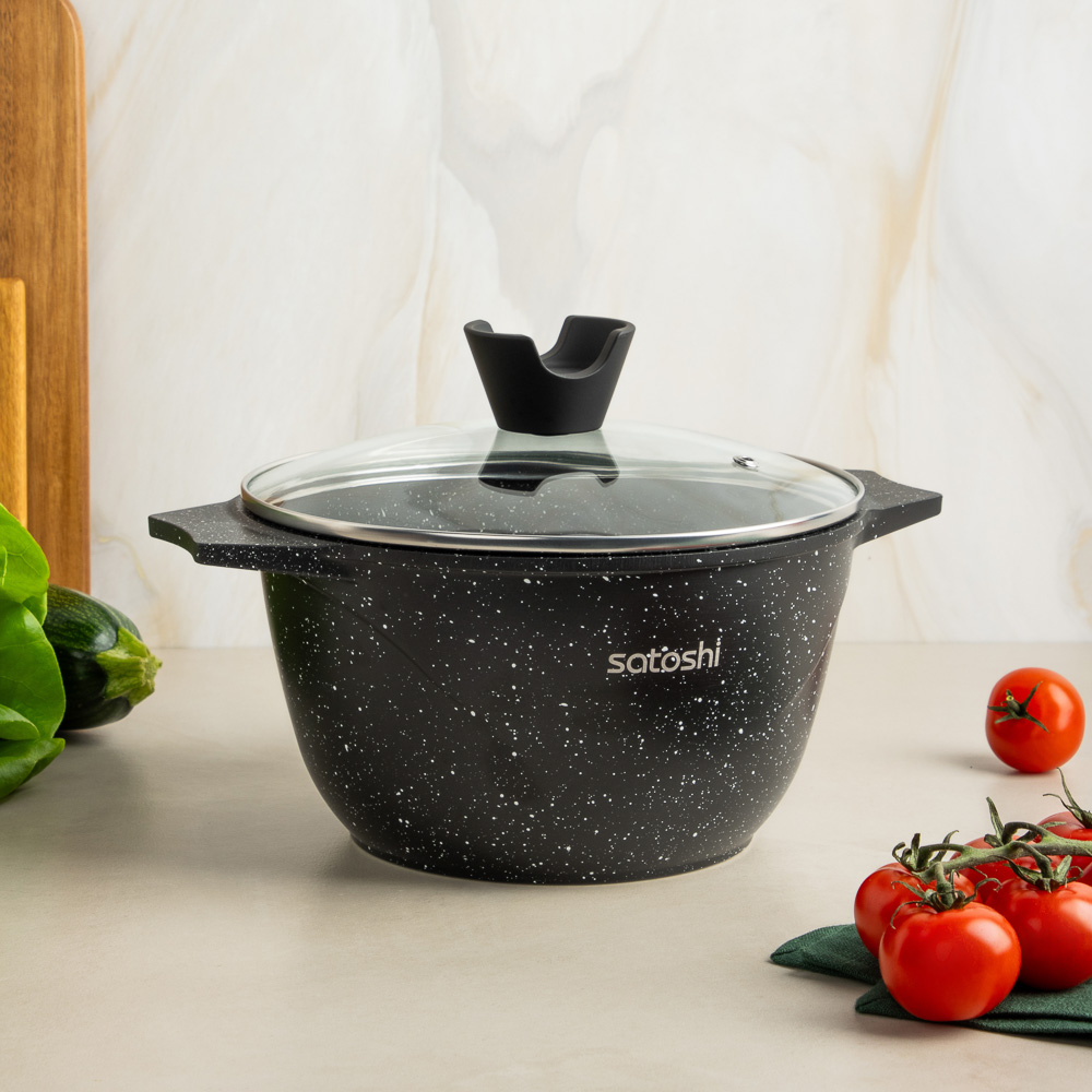 SATOSHI Монфор Казан 20х11,5см, 2,7л, литой алюминий, индукция, арт.№ 846-744