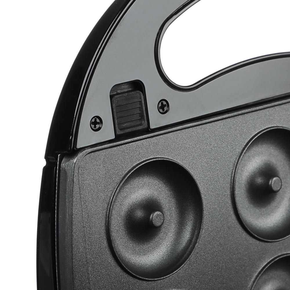 LEBEN Мультипекарь 3-в-1, 800 Вт, 3 съёмных панели (пончик, венские вафли, сэндвич), арт.№ 271-020