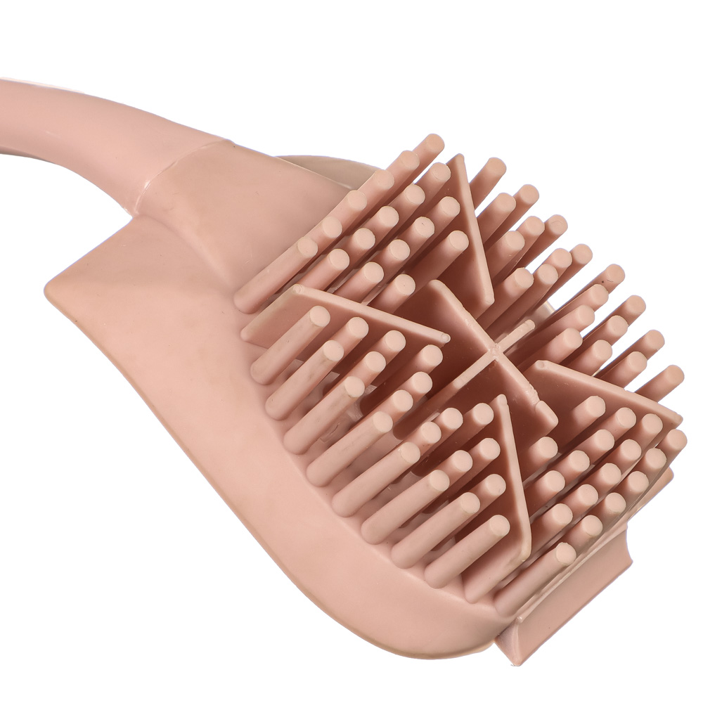 VETTA Щетка для посуды силиконовая, пластик, 6x3x30см, 3 цвета, арт.№ 441-208