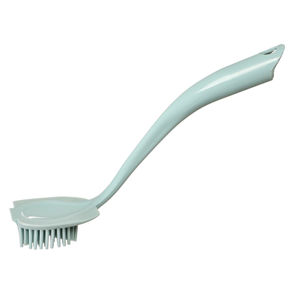 VETTA Щетка для посуды силиконовая, пластик, 6x3x30см, 3 цвета, арт.№ 441-208