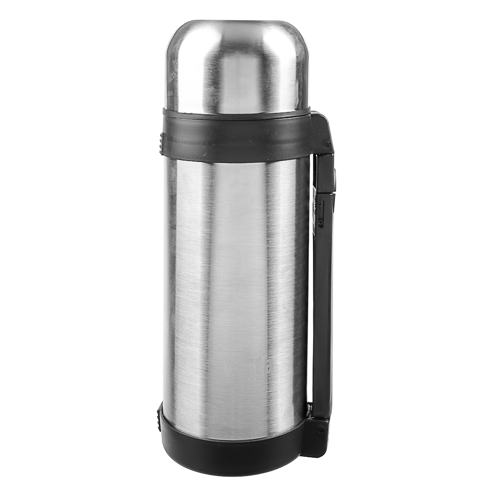 VETTA Термос металлический "Туристический" с широким горлом 1,50л серебристый, арт.№ 841-060