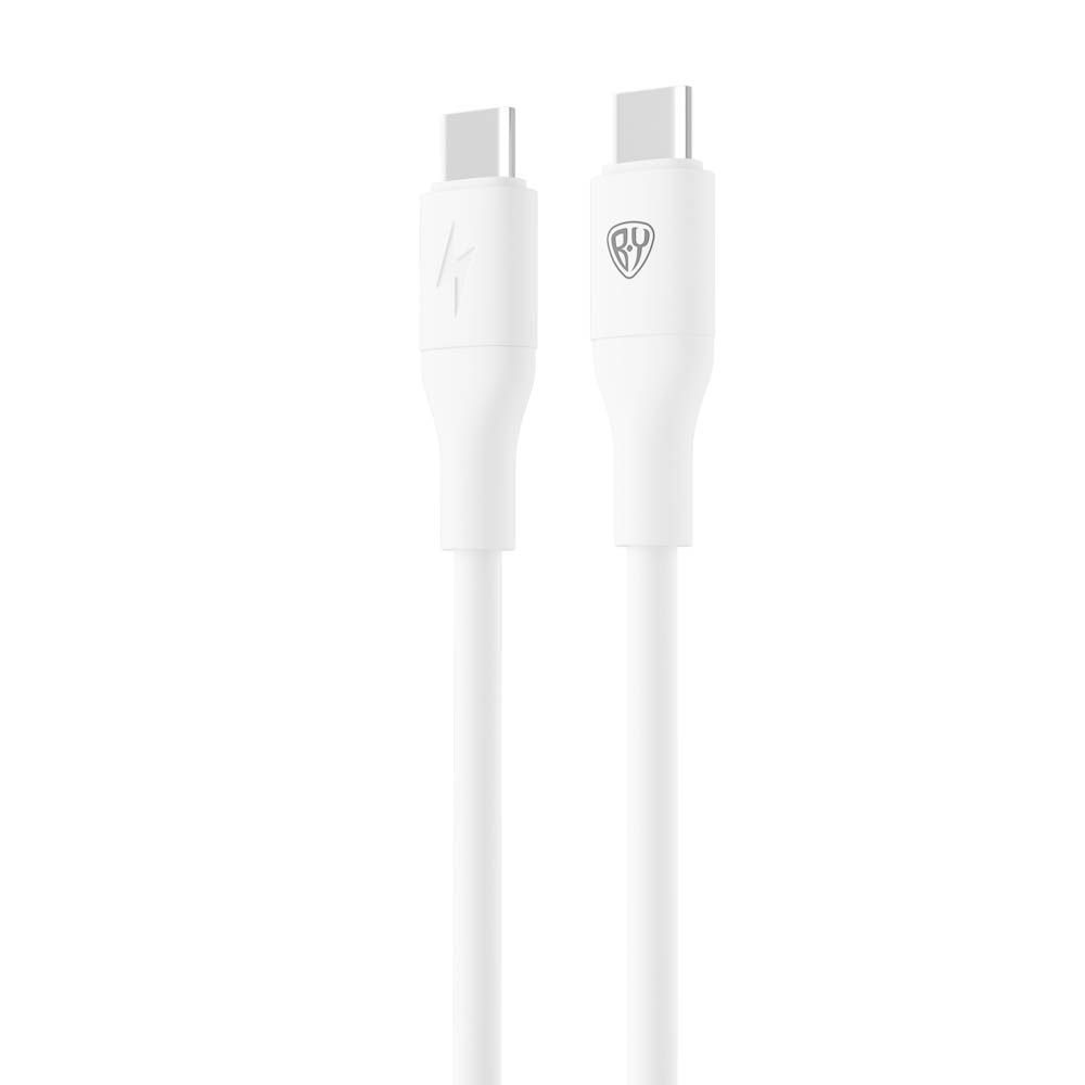 Сетевое зарядное устройство с кабелем BY Ньютон 20Вт,USB-C PD,каб С-С,3А,100см,110-240В,белый, арт.№ 916-260