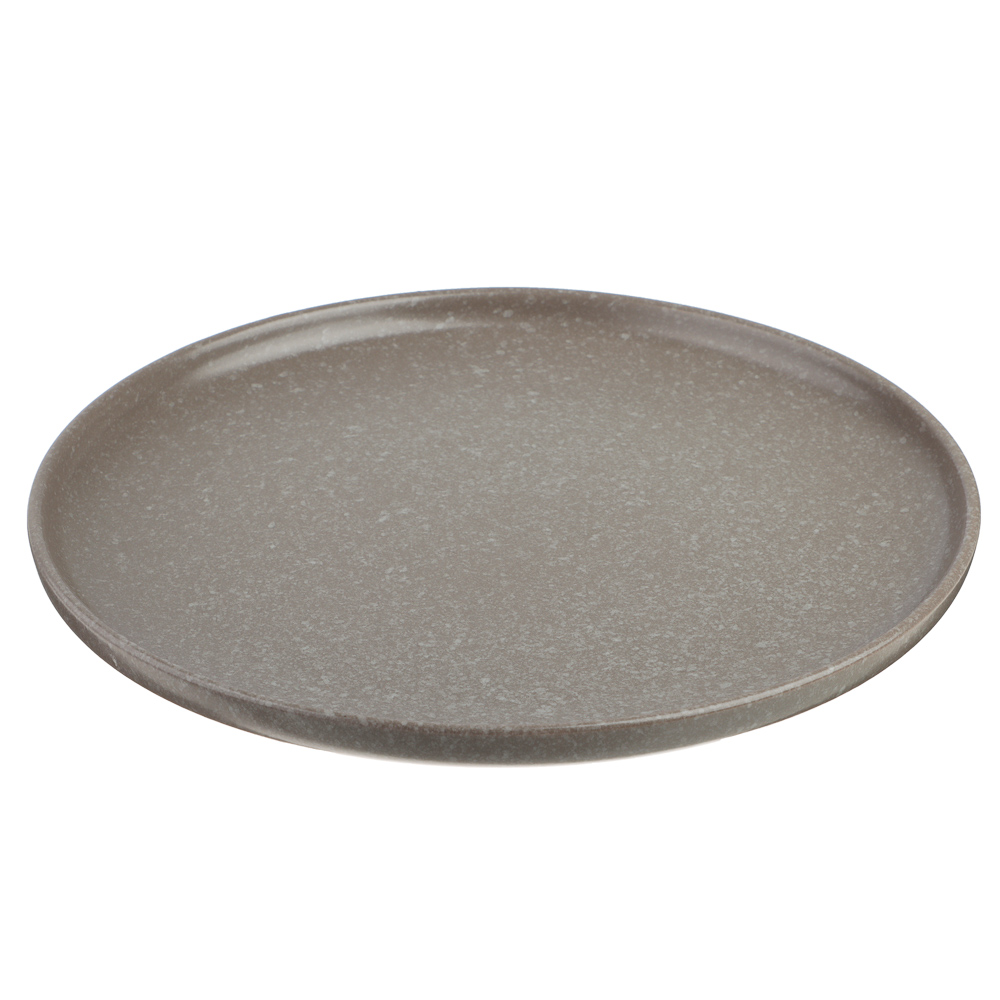 MILLIMI Набор столовой посуды 16 предметов (тарелка 26 см - 4 шт., тарелка 20 см - 4 шт., салатник 14 см - 4 шт., кружка 340 мл - 4 шт.) керамика, серый, арт.№ 824-174