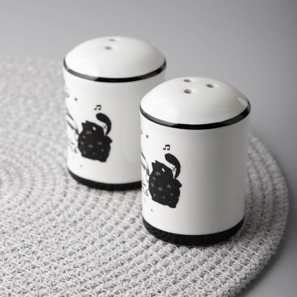 MILLIMI Хвостатые друзья Набор для соли и перца, 4,5х6,5см, керамика, арт.№ 824-649