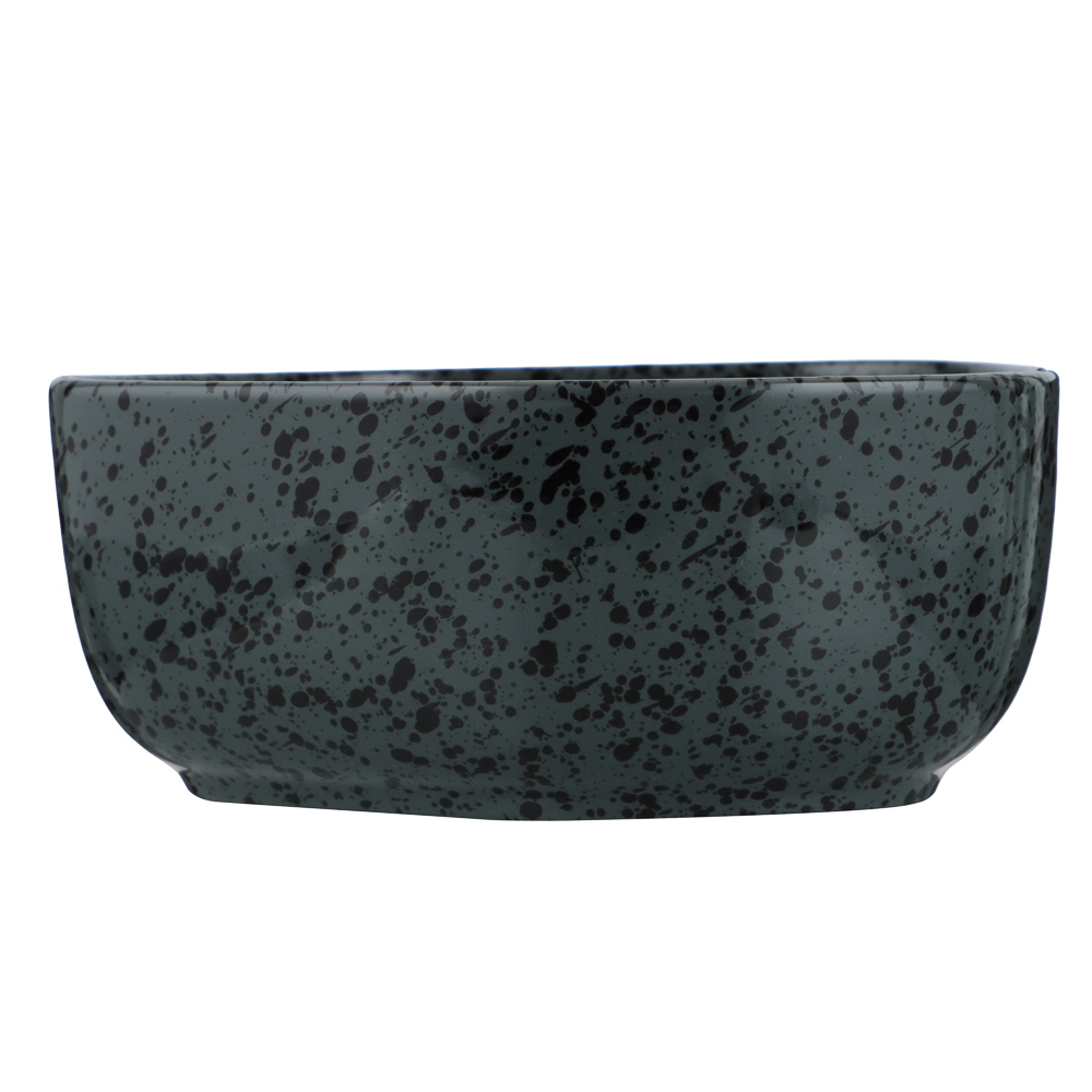 MILLIMI Оникс Салатник, 16х14,5x7см, фарфор, арт.№ 816-061