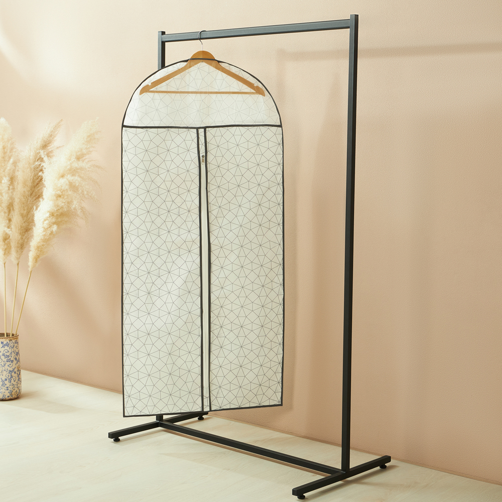 VETTA Чехол для одежды, с прозрачным окном, 60х130см, Валери, молния, полипропилен, арт.№ 457-613