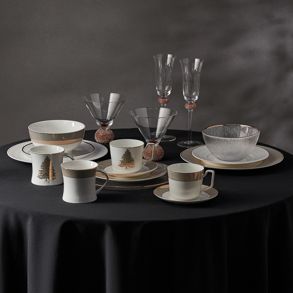 BY COLLECTION White Line Набор креманок, 2шт., 360 мл, 12х13 см, стекло, арт.№ 820-856