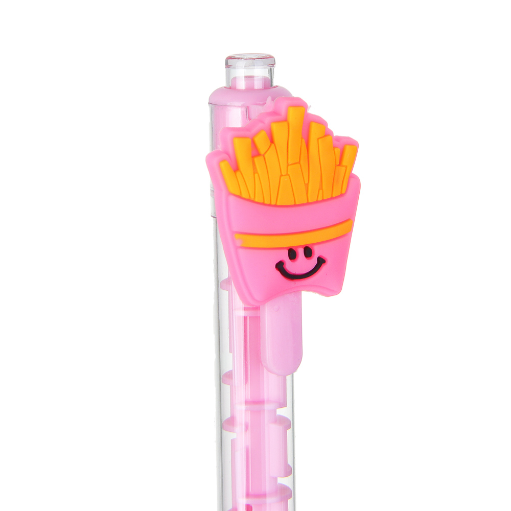 Ручка шариковая автоматическая синяя "Лабиринт" с фигурками, 6 дизайнов, арт.№ 591-256