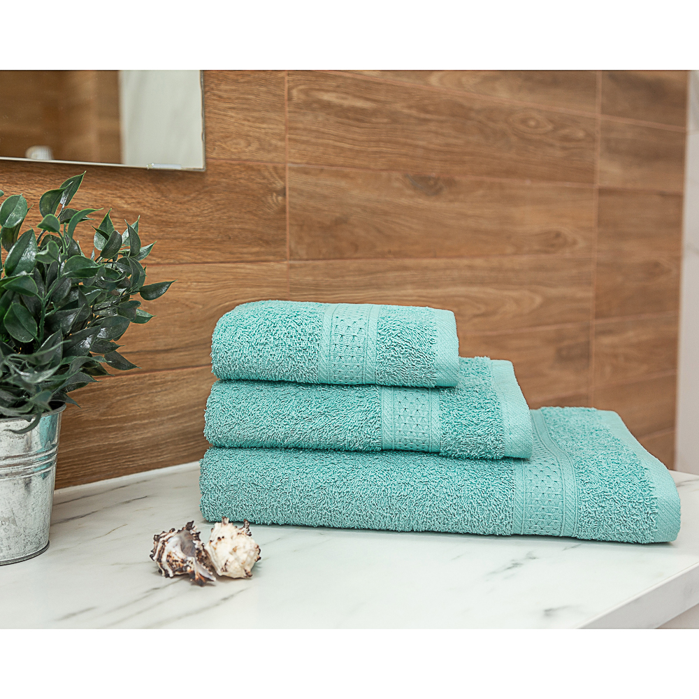 PROVANCE Наоми Полотенце махровое, 100% хлопок, 50х90см, 360гр/м, морская волна, арт.№ 489-199