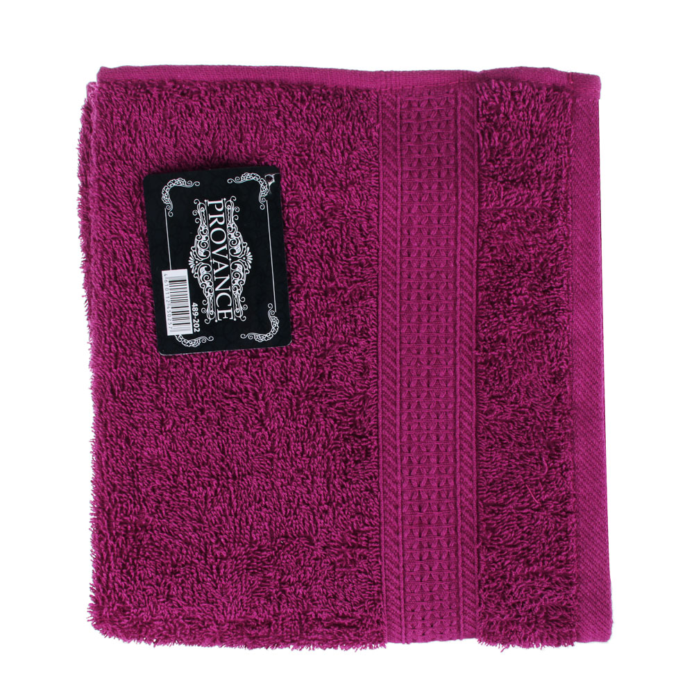 PROVANCE Наоми Полотенце махровое, 100% хлопок, 50х90см, 360гр/м, сливовый, арт.№ 489-202