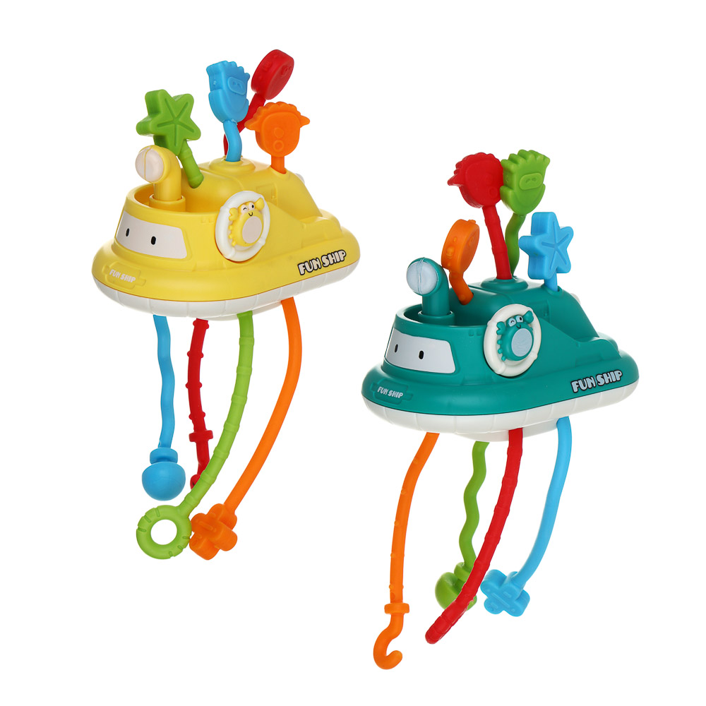 ИГРОЛЕНД Игрушка Развивающая "Умные шнурочки", ABS, TPR, 11, 2 дизайна, арт.№ 270-053