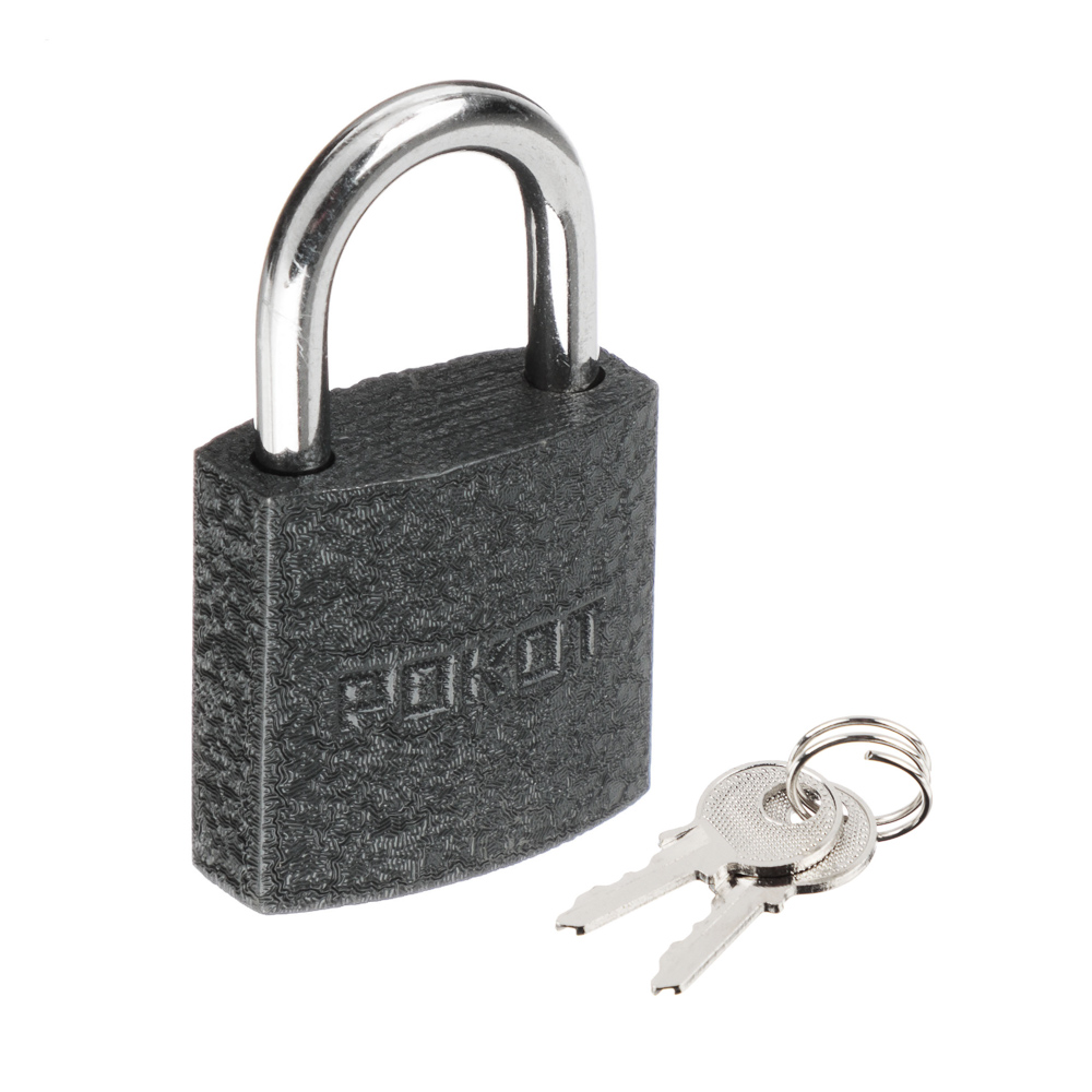 РОКОТ Замок навесной "Серый металл", 25мм, арт.№ 673-011