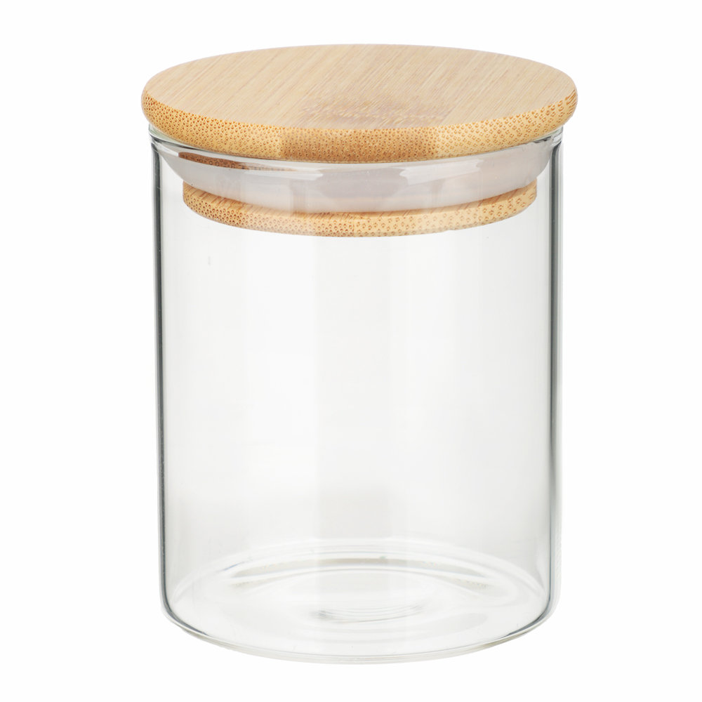 VETTA ЭКО Набор банок для специй, 4шт., 190мл,стекло, бамбук, арт.№ 828-330