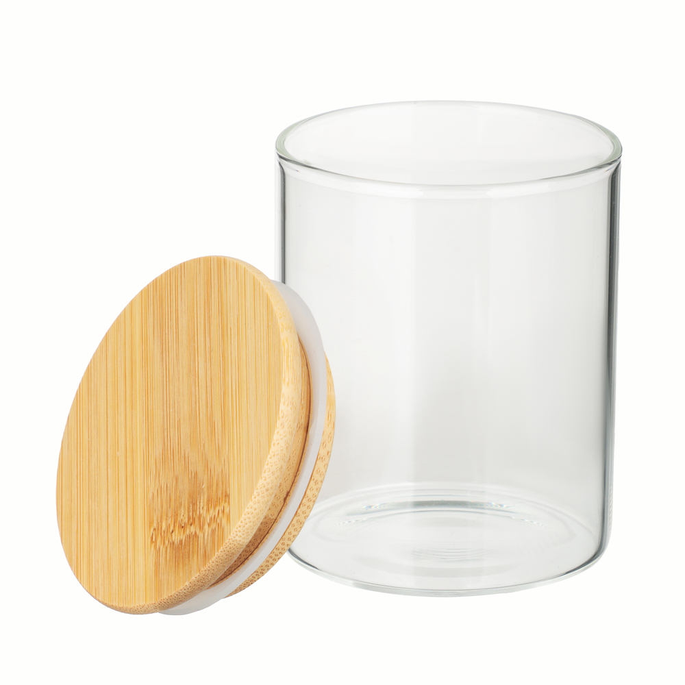 VETTA ЭКО Набор банок для специй, 4шт., 190мл,стекло, бамбук, арт.№ 828-330
