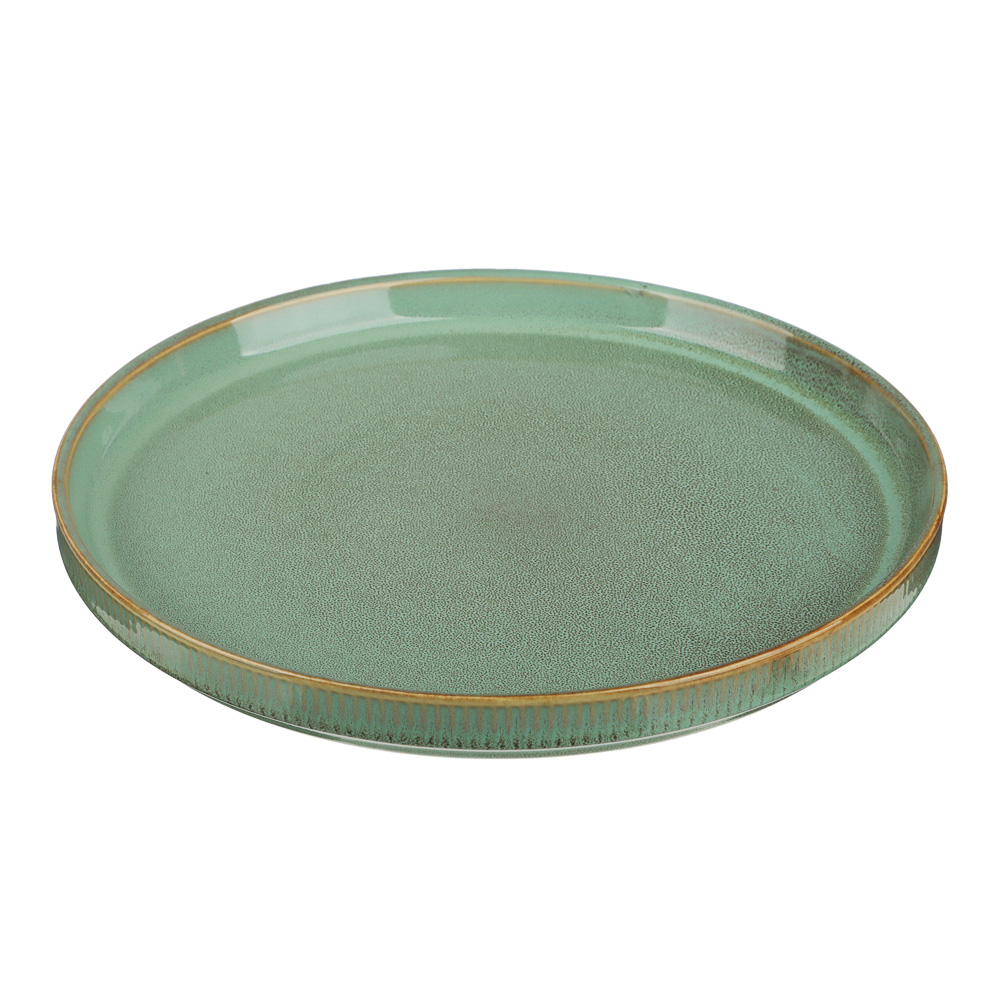 MILLIMI Кантри тарелка подстановочная 25,9см, керамика, зеленый, арт.№ 824-224