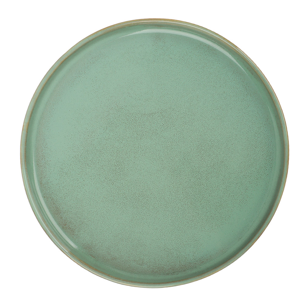 MILLIMI Кантри тарелка закусочная 21,3см, керамика, зеленый, арт.№ 824-225