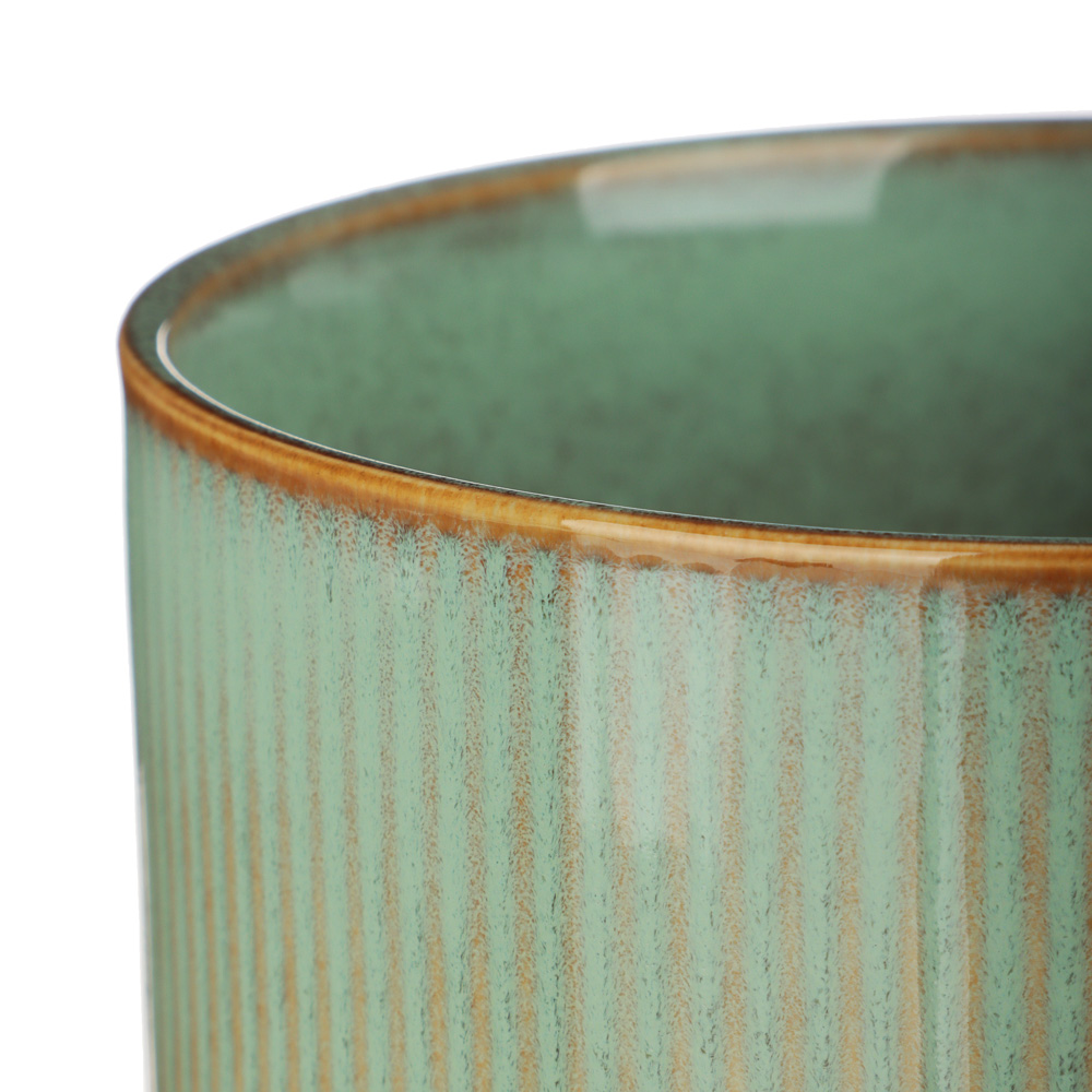 MILLIMI Кантри салатник 14,0см, 590мл, керамика, зеленый, арт.№ 824-227