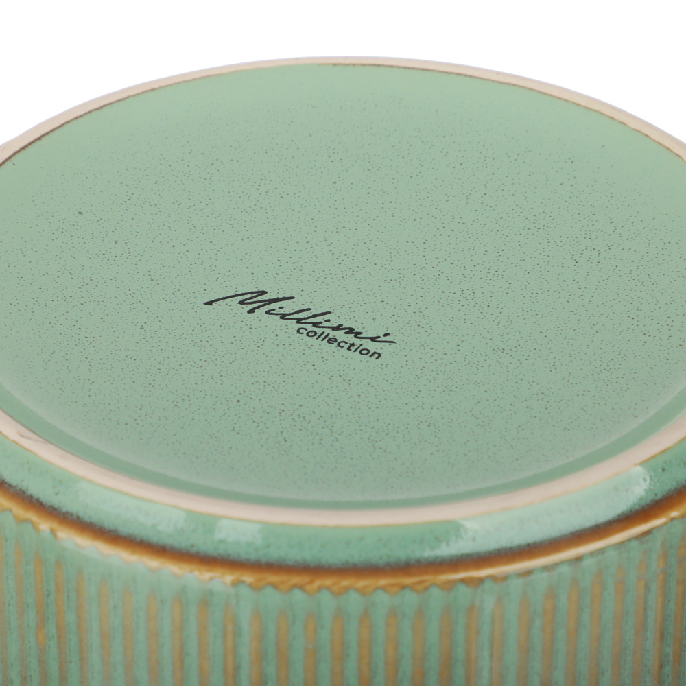 MILLIMI Кантри салатник 14,0см, 590мл, керамика, зеленый, арт.№ 824-227