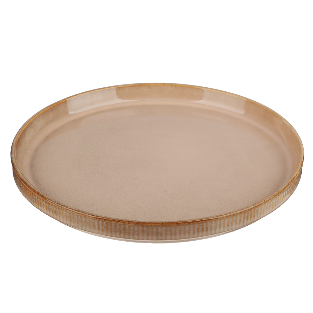 MILLIMI Кантри тарелка подстановочная 25,9см, керамика, бежевый, арт.№ 824-229