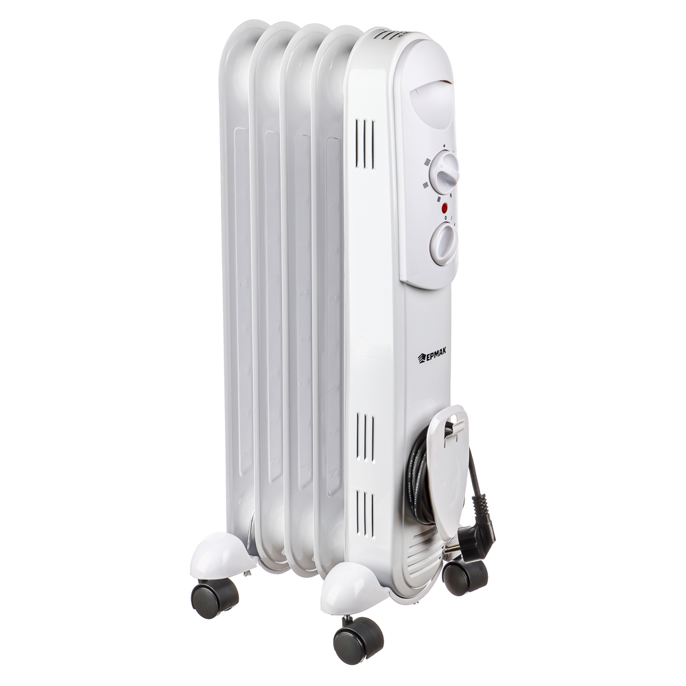 ЕРМАК Обогреватель масляный 1000 Вт (CR401-05), арт.№ 698-022