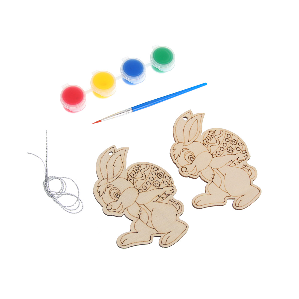 Набор для творчества с красками тм LADECOR "Кролик", 8x2x11 см, арт.№ 590-108