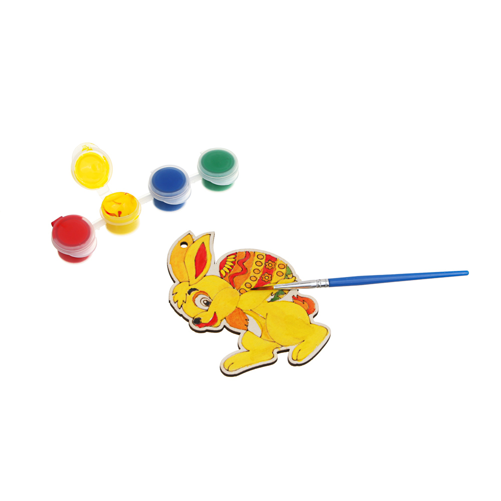 Набор для творчества с красками тм LADECOR "Кролик", 8x2x11 см, арт.№ 590-108