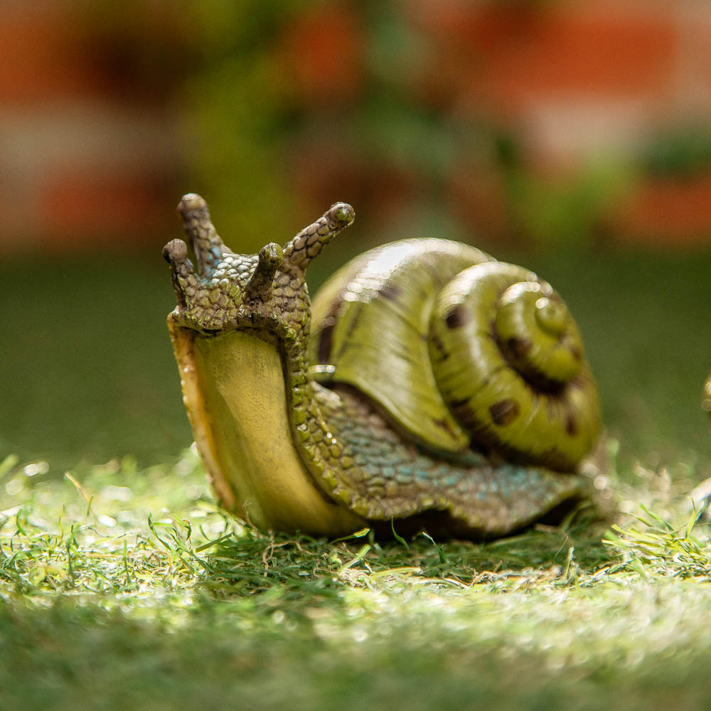 INBLOOM Фигура садовая "Улитка, лягушка, черепаха", h7-9см, полистоун, арт.№ 162-186