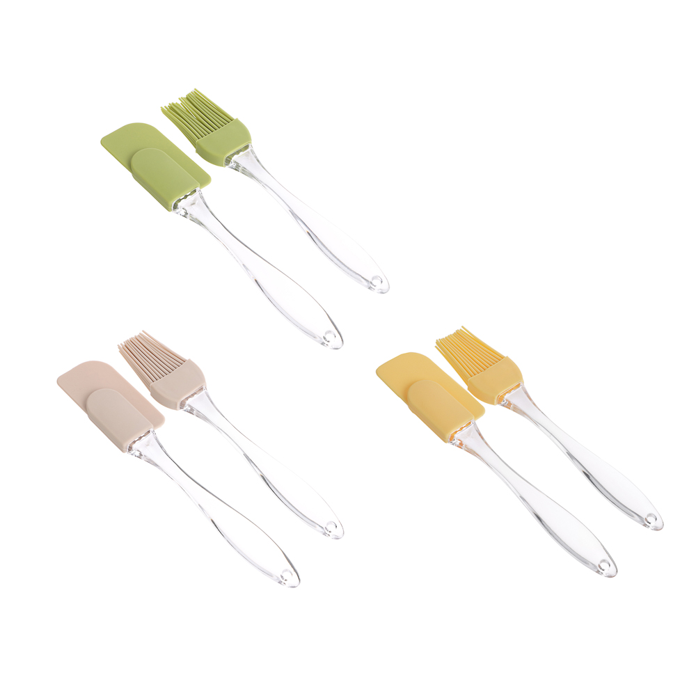 VETTA Набор для выпечки 2пр (кисточка 16см, лопатка 18см), силикон, арт.№ 856-232