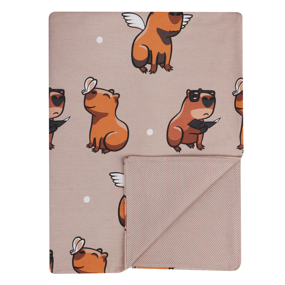 PROVANCE Капибары Комплект постельного белья 1,5 (3 предмета), бязь, 100% хлопок, арт.№ 421-380