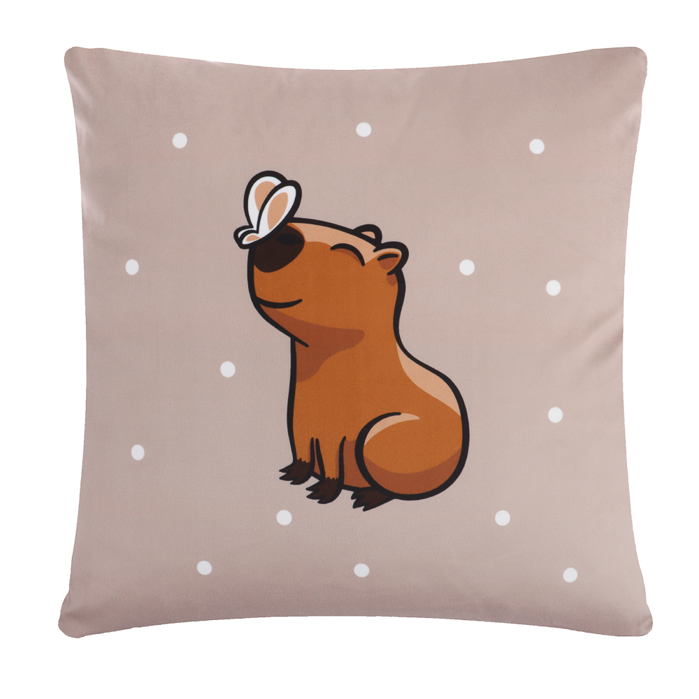 PROVANCE Капибары Подушка декоративная 40х40см, 100% полиэстер, арт.№ 497-104