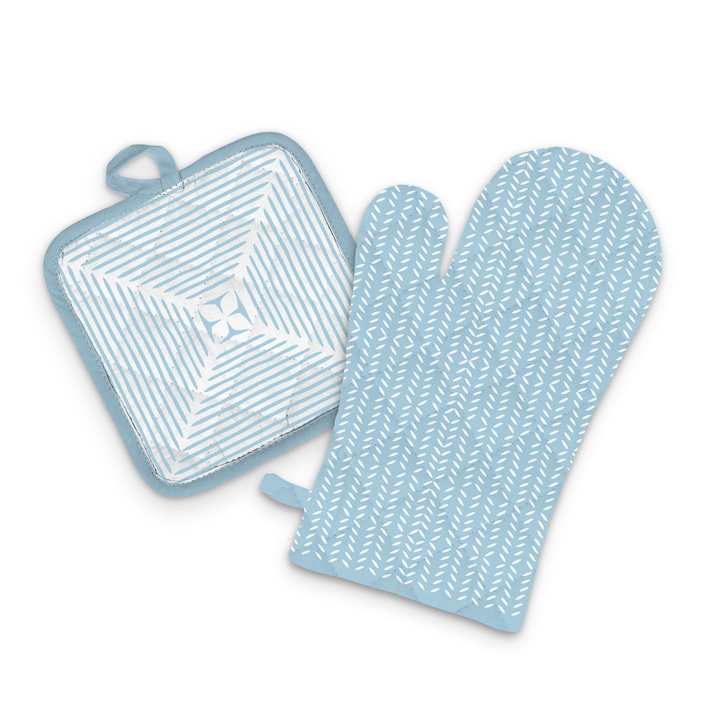 Набор прихваток 2 шт тм PROVANCE Орра 17х17см, 17х27 см, 100% полиэстер, 2 дизайна, арт.№ 493-168