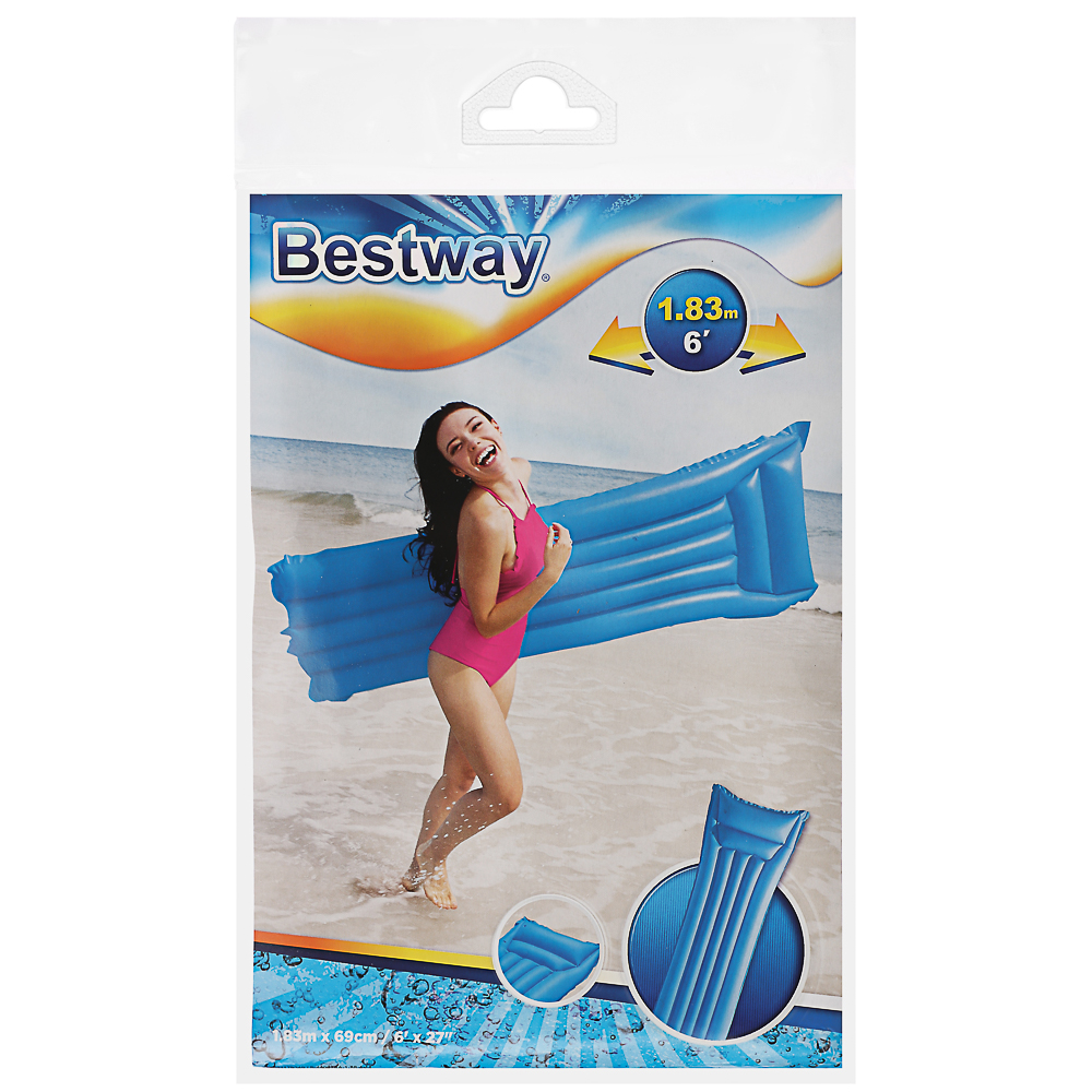BESTWAY Надувной матрас SUMMER ESSENTIAL, матовый, 44007, арт.№ 332-026