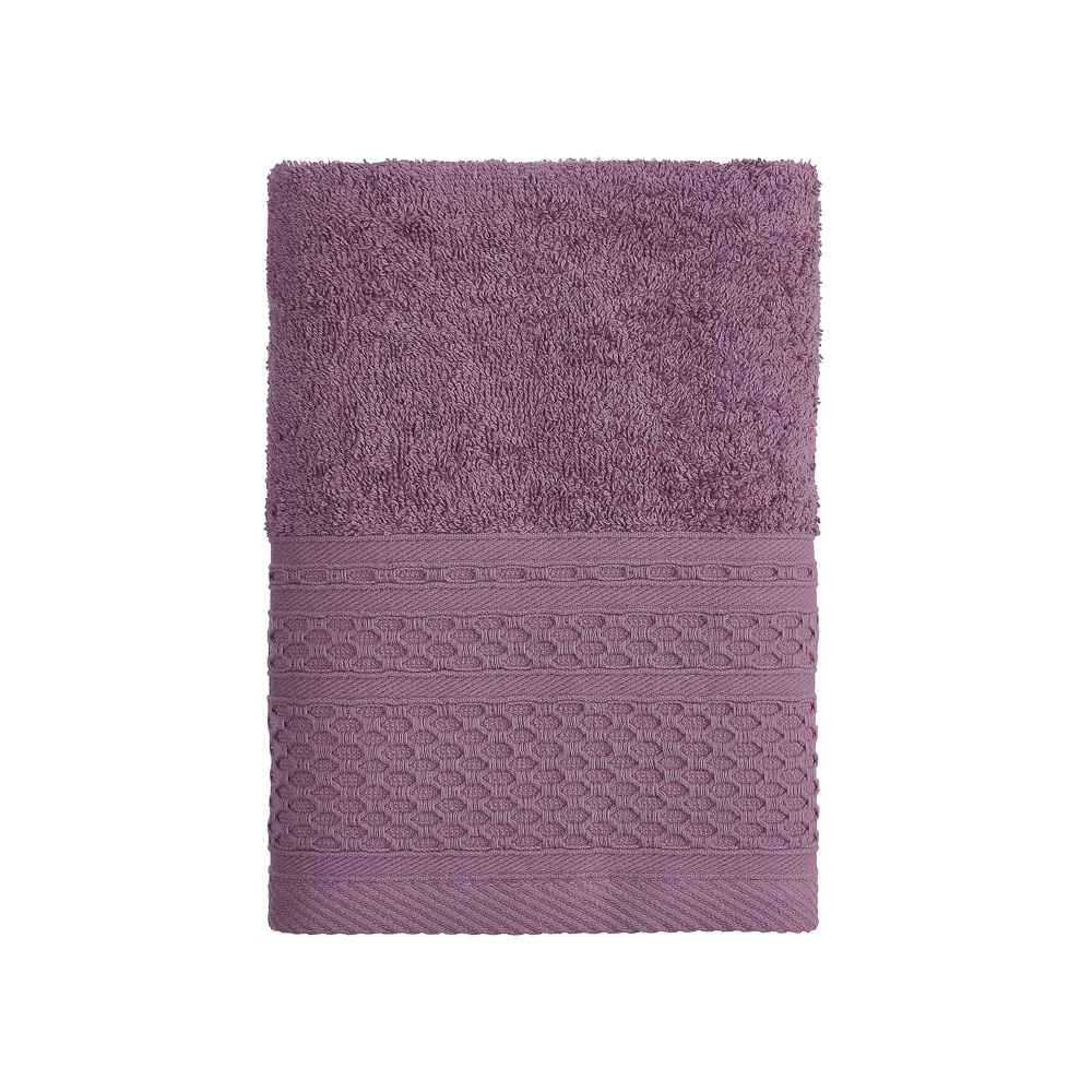 PROVANCE Хейзел Полотенце махровое, 100% хлопок, 50х90см, 400гр/м, сливовый, арт.№ 484-144