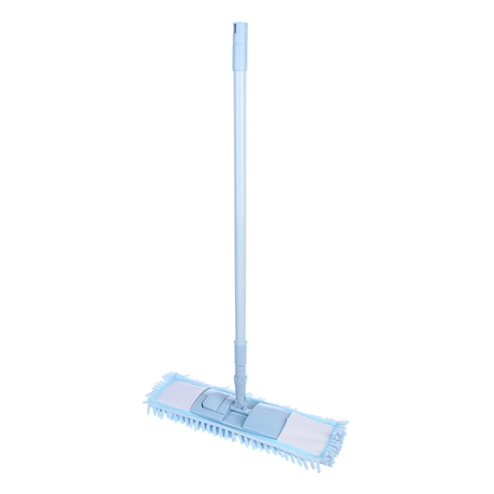 Швабра со смен.насадкой тм VETTA, ручка телескоп. 70-120см, окраш. металл, насадка микрофибра 70г/м2, арт.№ 444-268