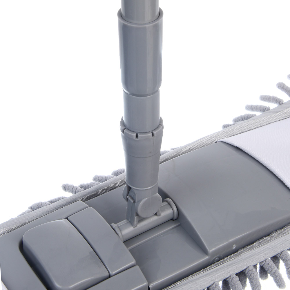 Швабра со смен.насадкой тм VETTA, ручка телескоп. 70-120см, окраш. металл, насадка микрофибра 70г/м2, арт.№ 444-268