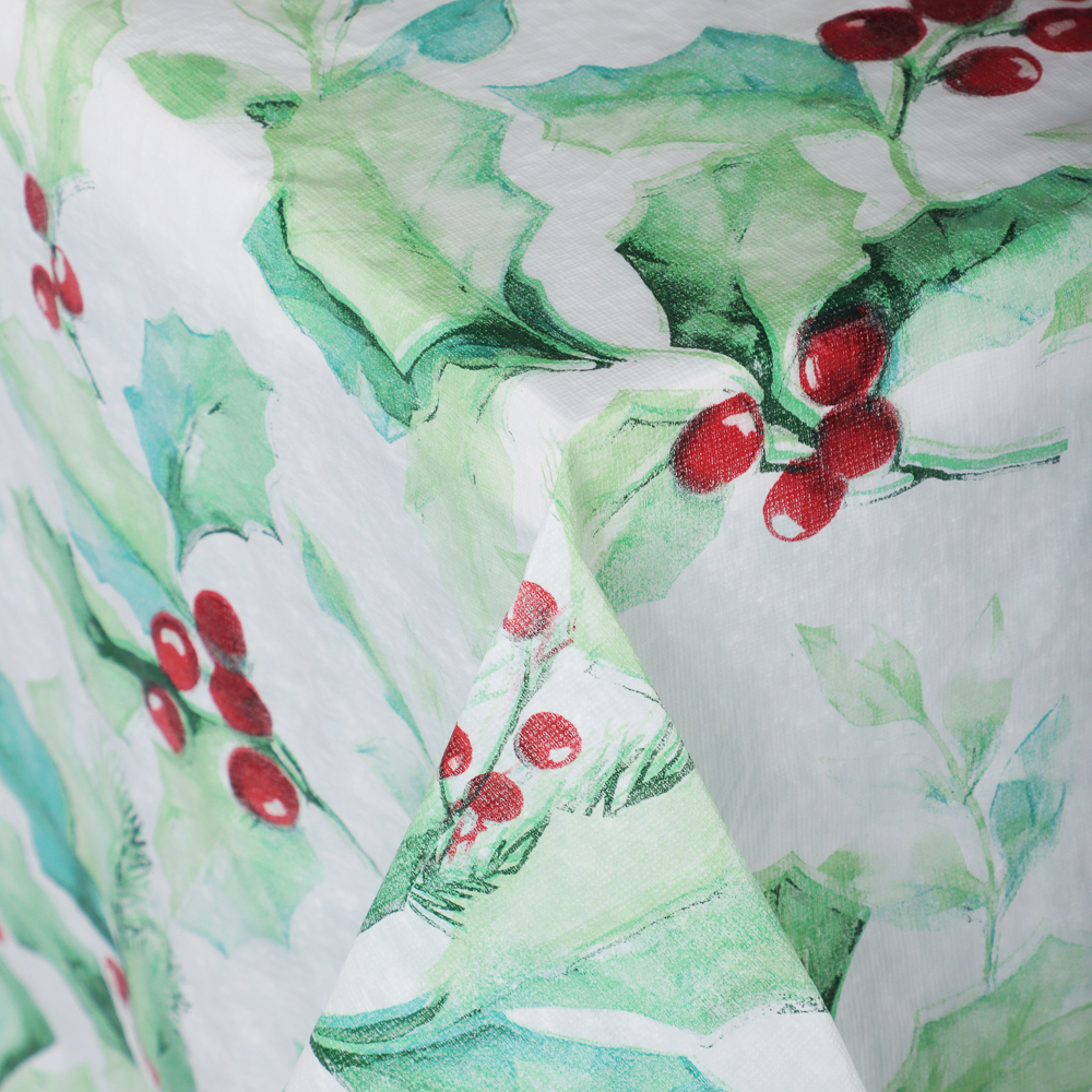 PROVANCE Щелкунчик Скатерть ПЕВА на текстильной основе, 132х178см, 50% полиэстер, 50% ПЕВА, арт.№ 492-305