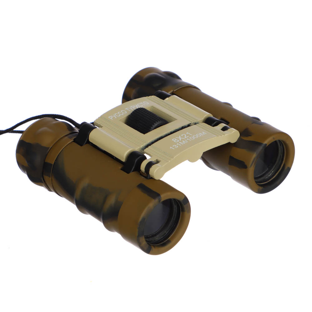 РУССО ТУРИСТО Бинокль пластик, 8*21, 131 м/1000 м, арт.№ 118-028