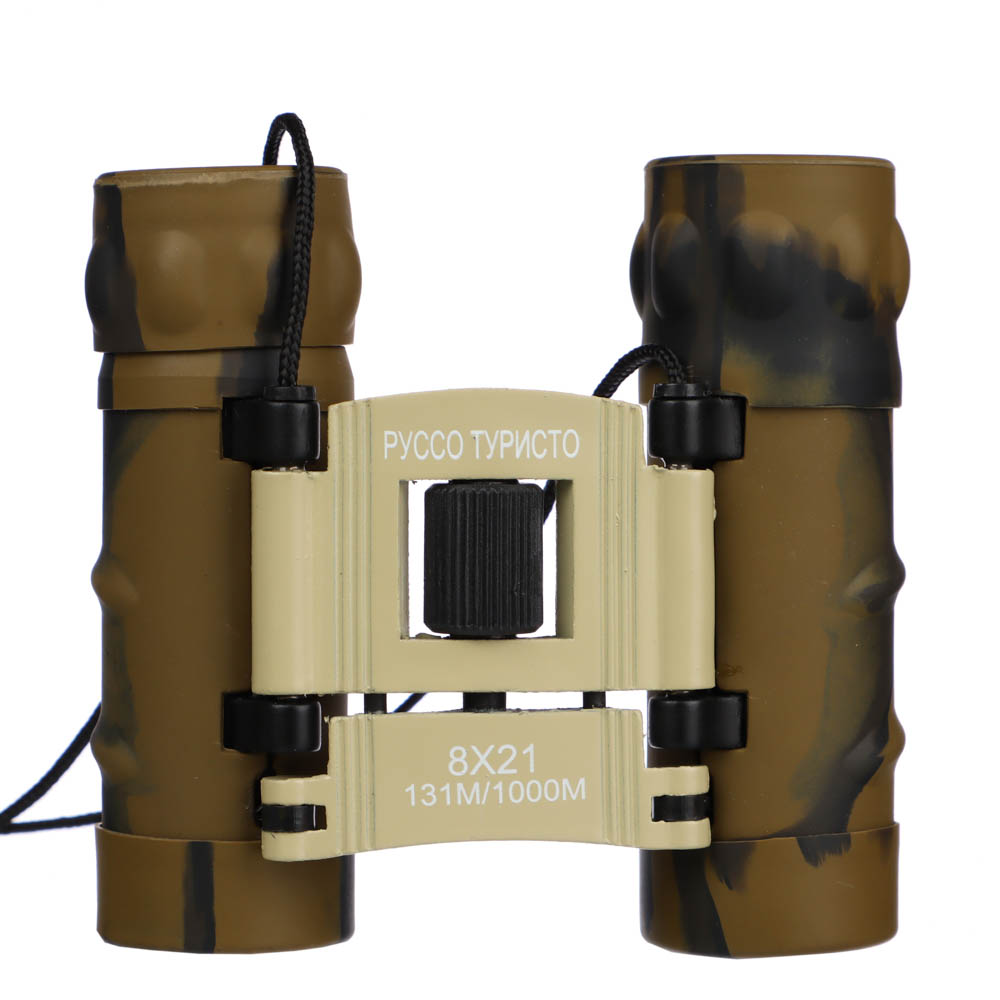 РУССО ТУРИСТО Бинокль пластик, 8*21, 131 м/1000 м, арт.№ 118-028