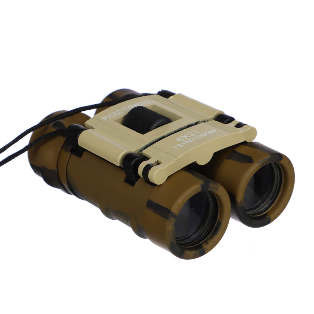 РУССО ТУРИСТО Бинокль пластик, 8*21, 131 м/1000 м, арт.№ 118-028