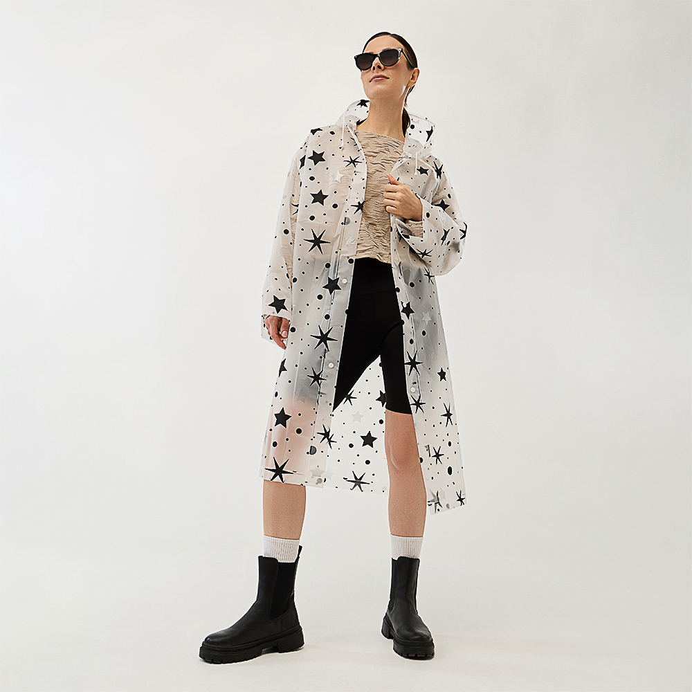 Дождевик "Звезды" тм INBLOOM, 105х62см, 110мкм, ЭВА, арт.№ 188-110