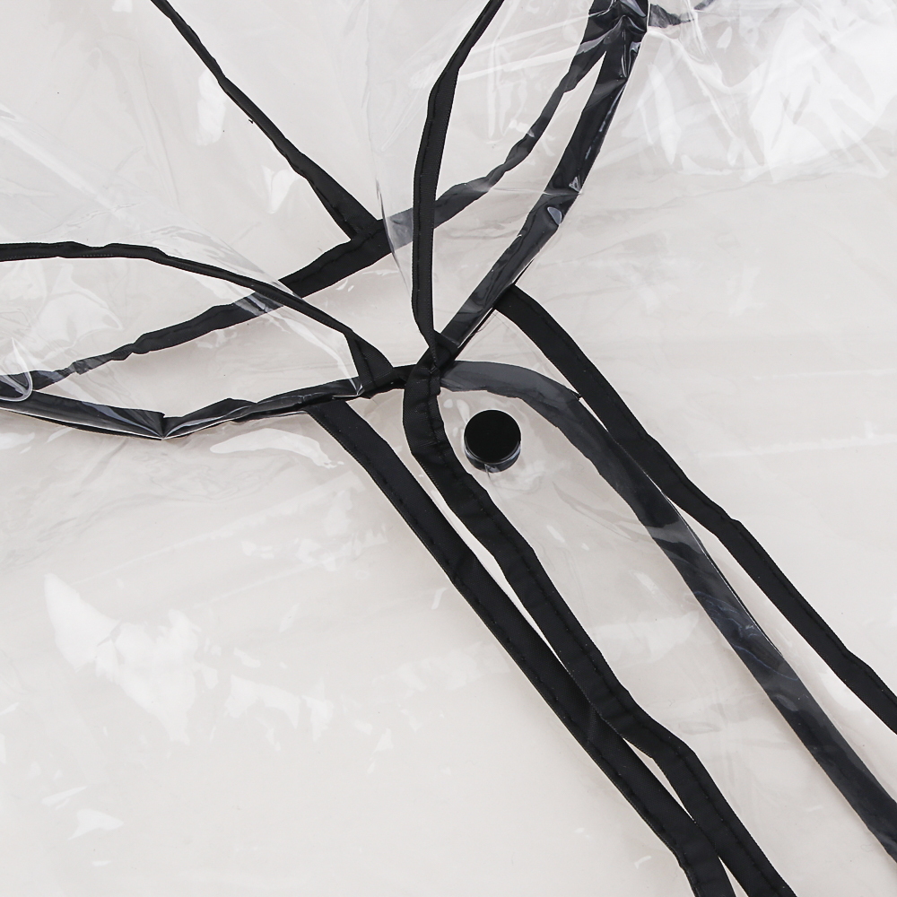 INBLOOM Дождевик прозрачный с окантовкой 100х62см, 130мкм, ЭВА, арт.№ 188-111