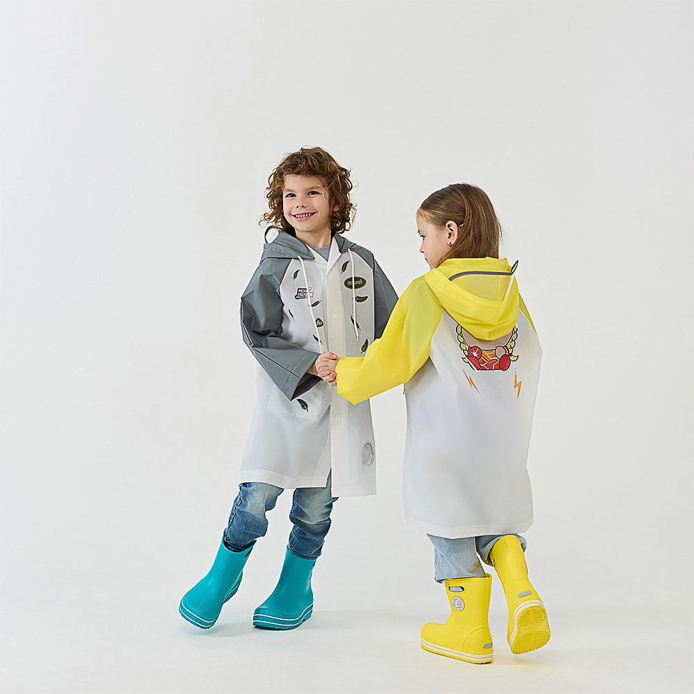 BY Русские Супергерои Дождевик детский с наклейками Заря 130мкм 66х45см, EVA, арт.№ 188-115