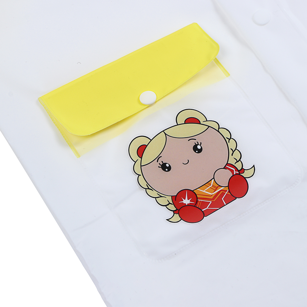 BY Русские Супергерои Дождевик детский с наклейками Заря 130мкм 66х45см, EVA, арт.№ 188-115