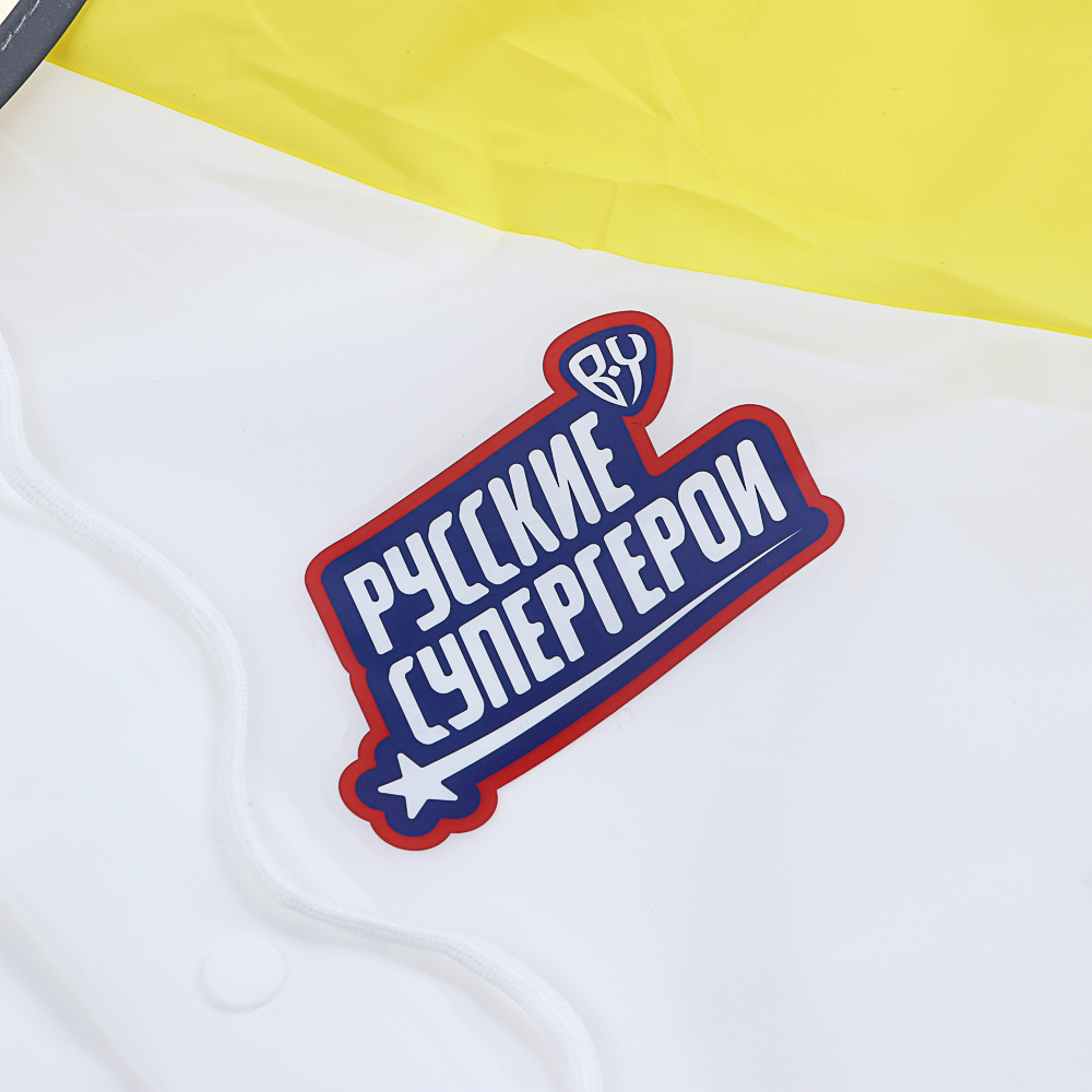 BY Русские Супергерои Дождевик детский с наклейками Заря 130мкм 66х45см, EVA, арт.№ 188-115