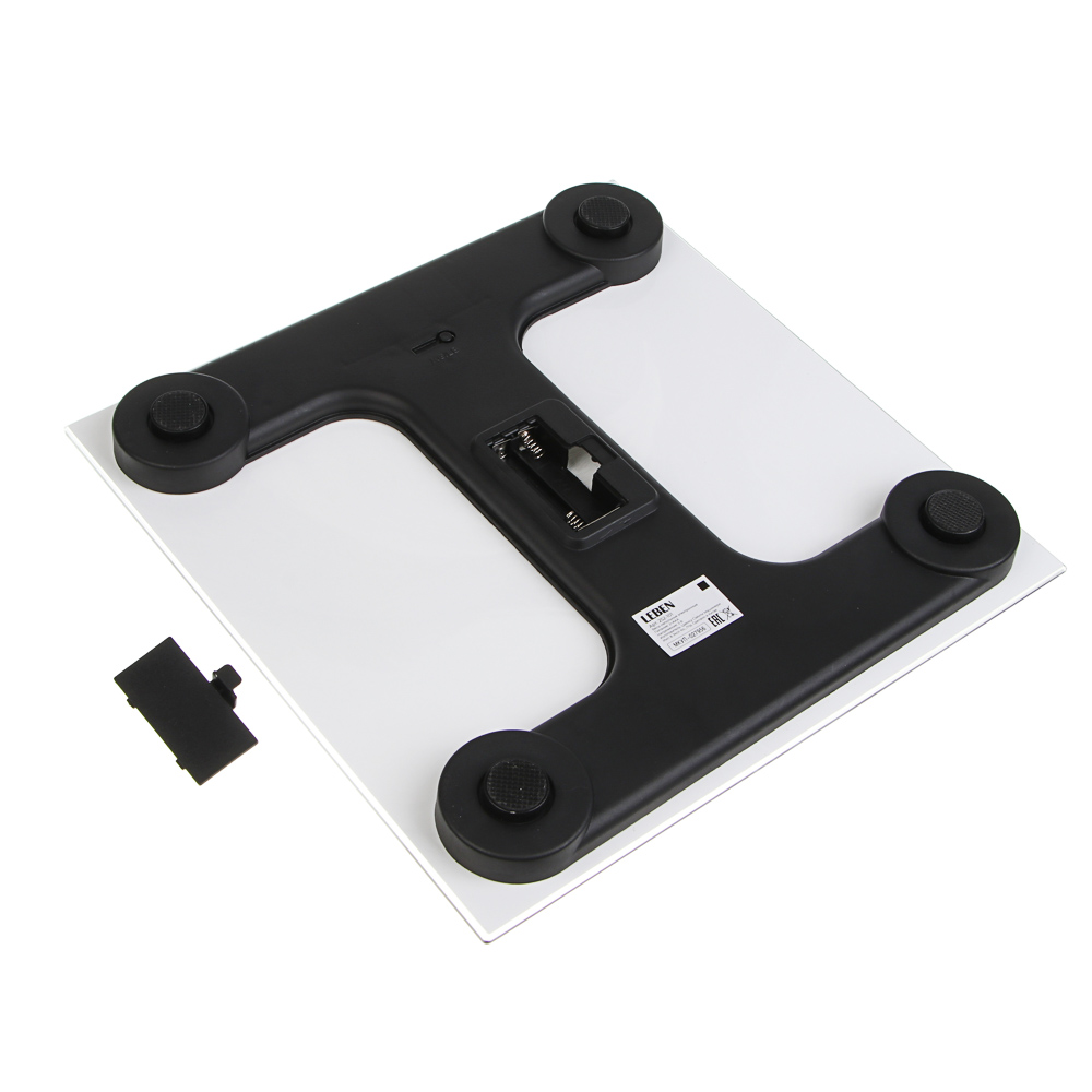 Весы напольные электронные "Ботаника" тм LEBEN, ЖК-дисплей, макс. нагр.до 180кг, 28х28см, арт.№ 252-102